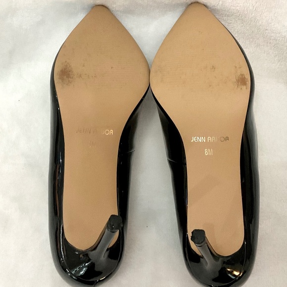 Black JENN ARDOR Patent leather Pointed Toe Dressy High Heels Sz 8 - Picture 13 of 16